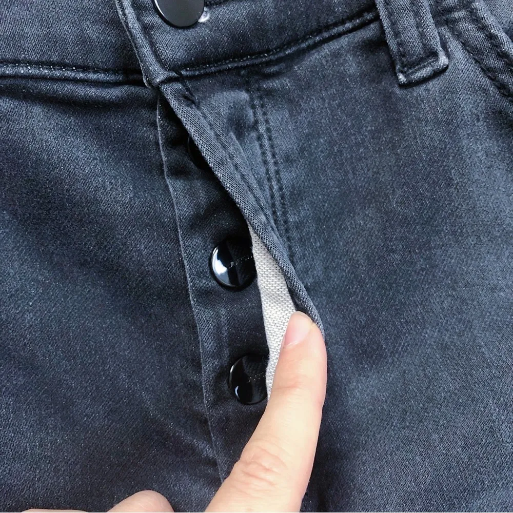 JOE’S • The Scout boyfriend jeans mid rise slim tomboy crop Meteorite black - Image 9