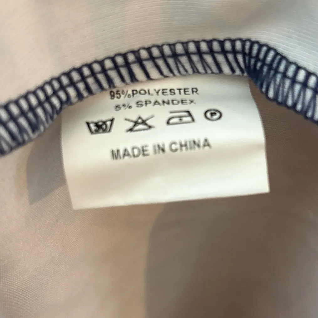 CK Bradley Coral Blue Sheath Dress Small Cap Sleeve Career Geometric Travel Mod Pink - Image 5