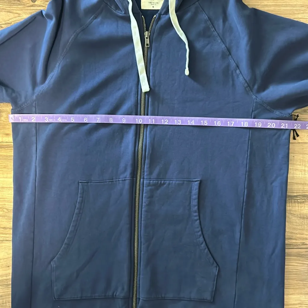 Electric & Rose Women’s Joplin Long Hoodie Blue Size M - Image 8