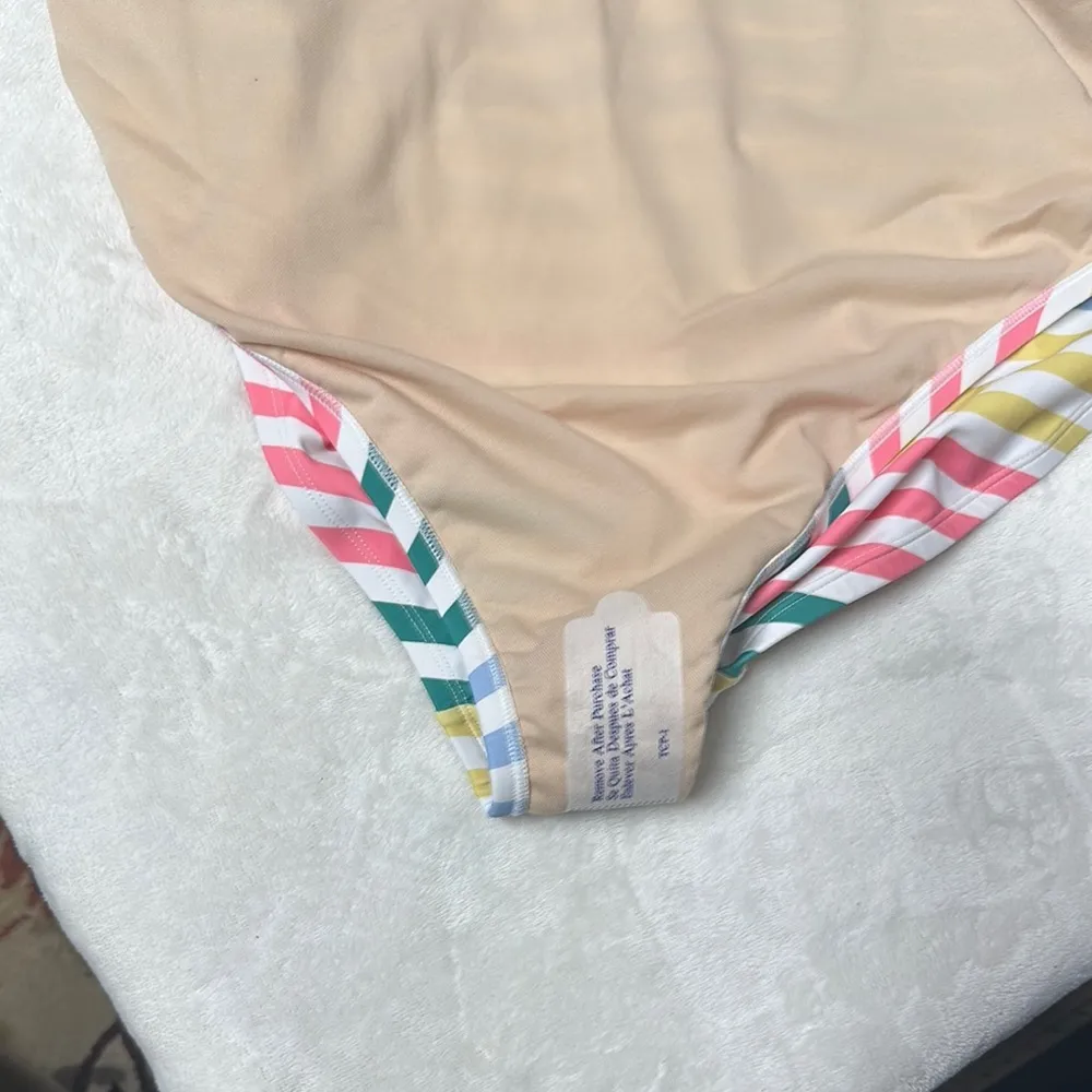 Isabel Maternity by Ingrid & Isabel Striped One Piece - Image 7