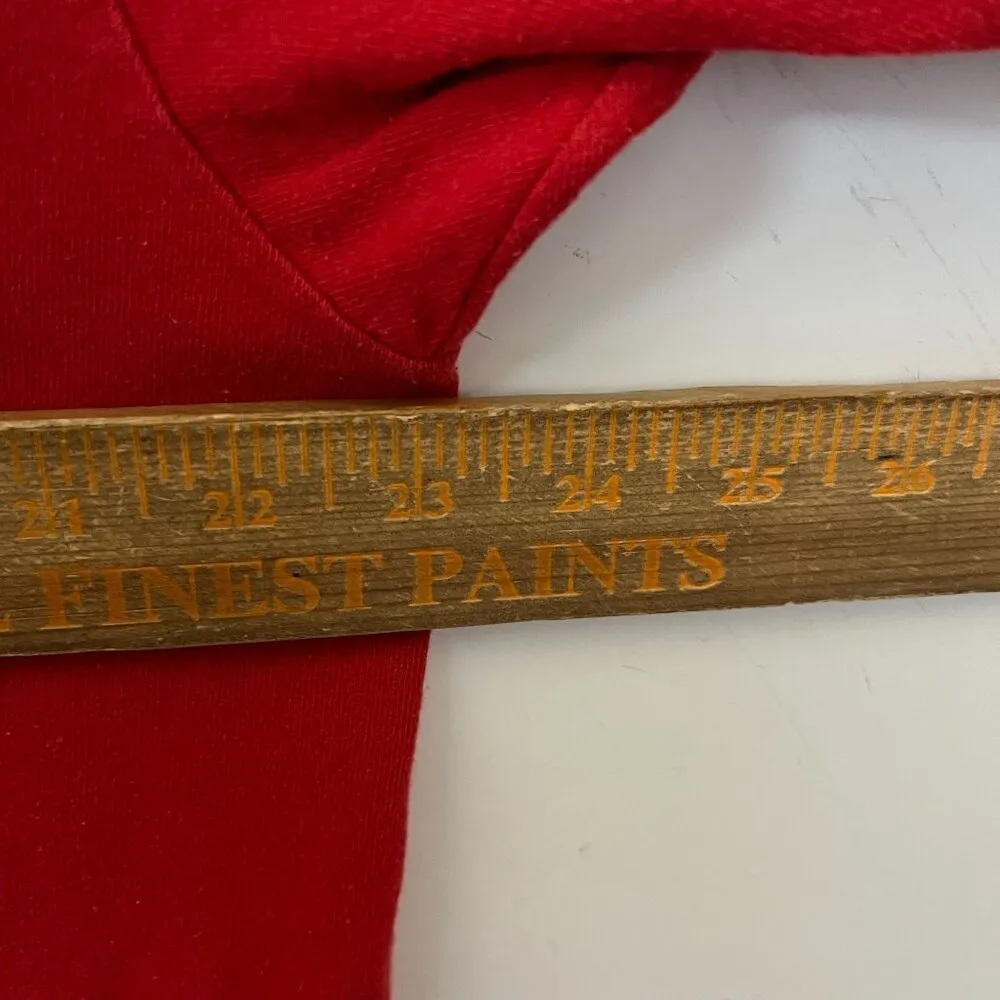 Vintage 90s University of Nebraska T Shirt Red XL Extra Large Single Stitch Logo - Image 8