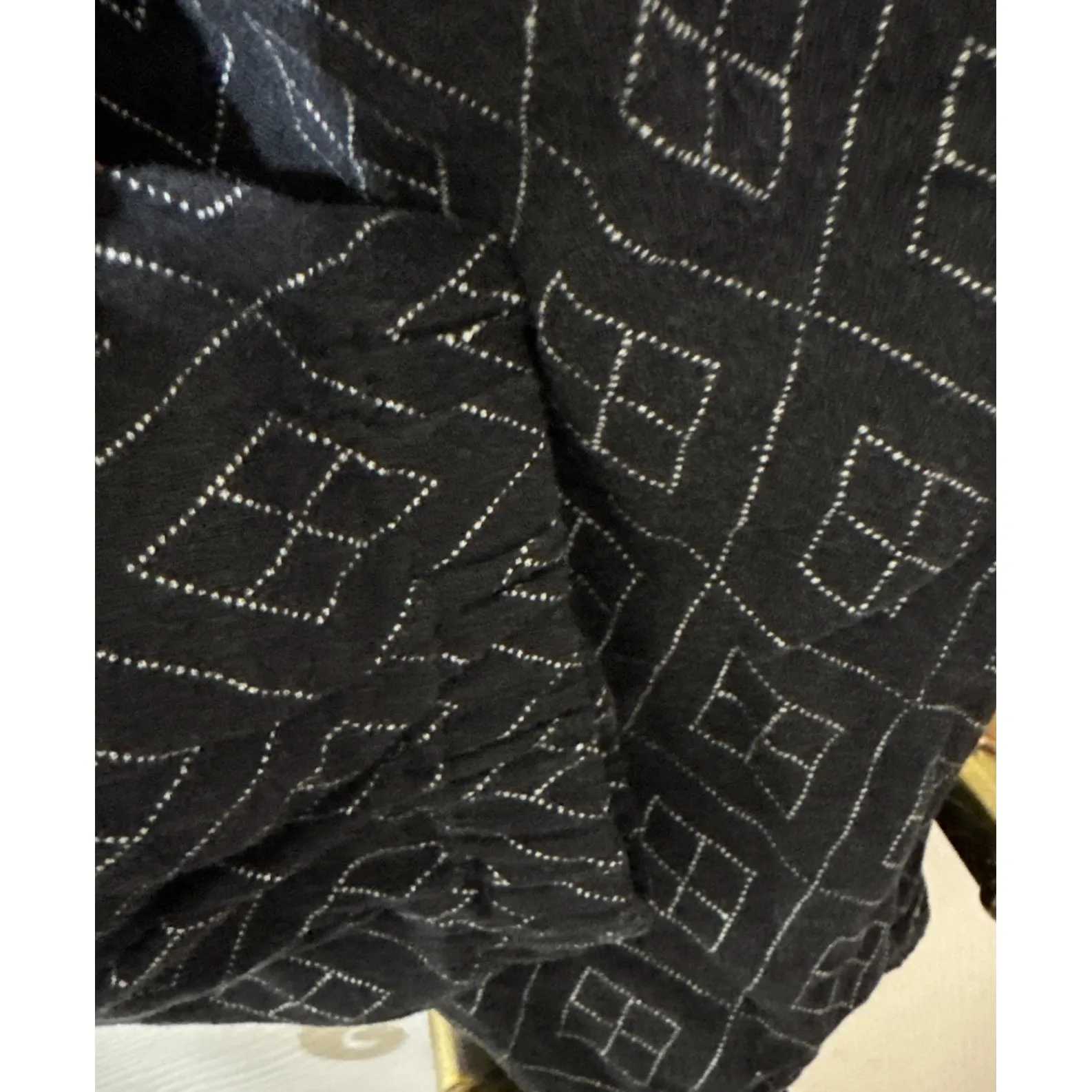 Madewell shorewalk coverup pant diamond Dot 100% cotton jogger‎ pants  OLDSTOCK - Image 4