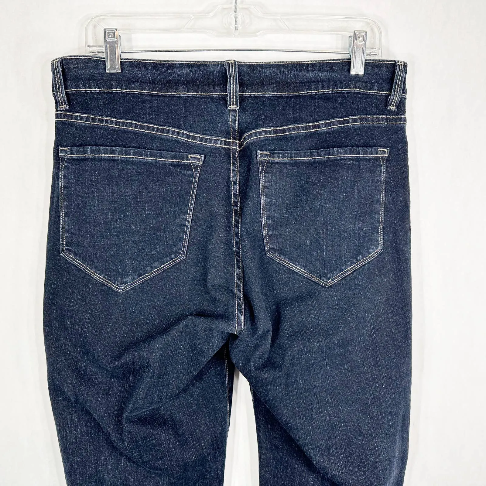 NYDJ Not Your Daughters Jeans Size 12‎ Boot Cut Dark Blue Stretch Cotton 1455 - Image 6