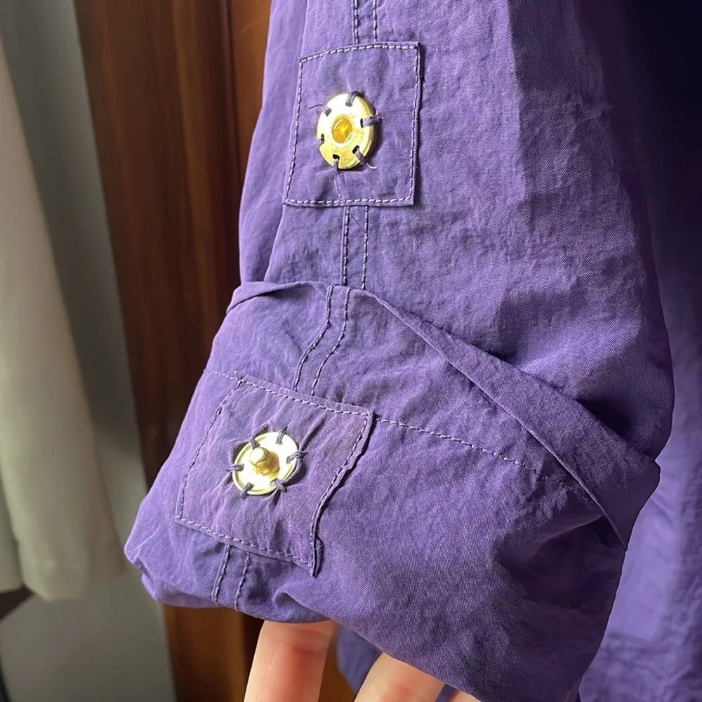 Purple Anorak hooded Windbreaker/Raincoat/Jacket - Image 9