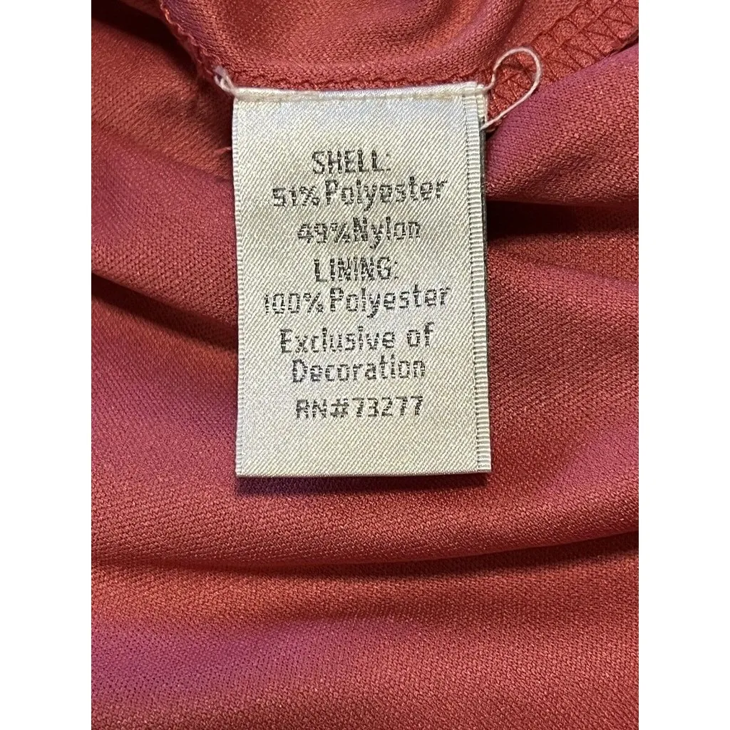 LC Lauren Conrad‎ Dress Womens Size 16 Pink Fit&Flare Polka Dot Size Zip - Image 11