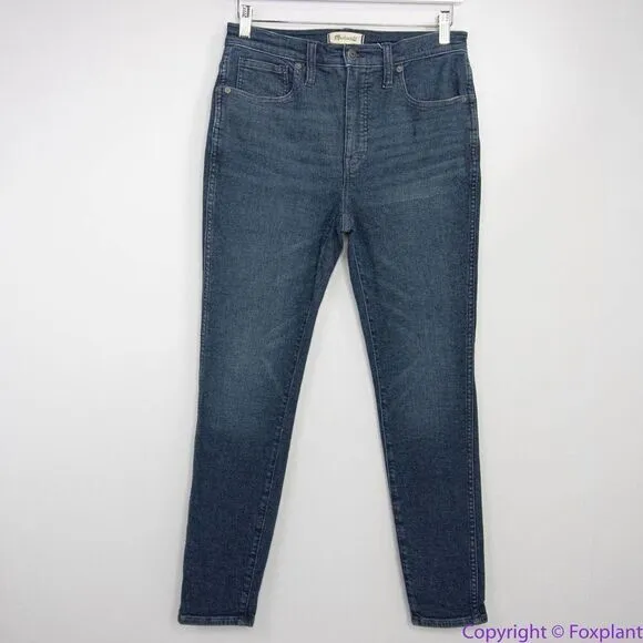 NEW Madewell‎ 10" High-Rise Skinny Jeans in Bensley Wash, 28 - Image 4