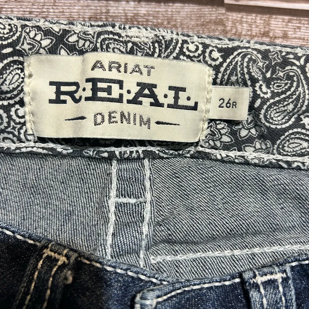 Ariat Dark Blue Flare Women's Jeans - Image 5