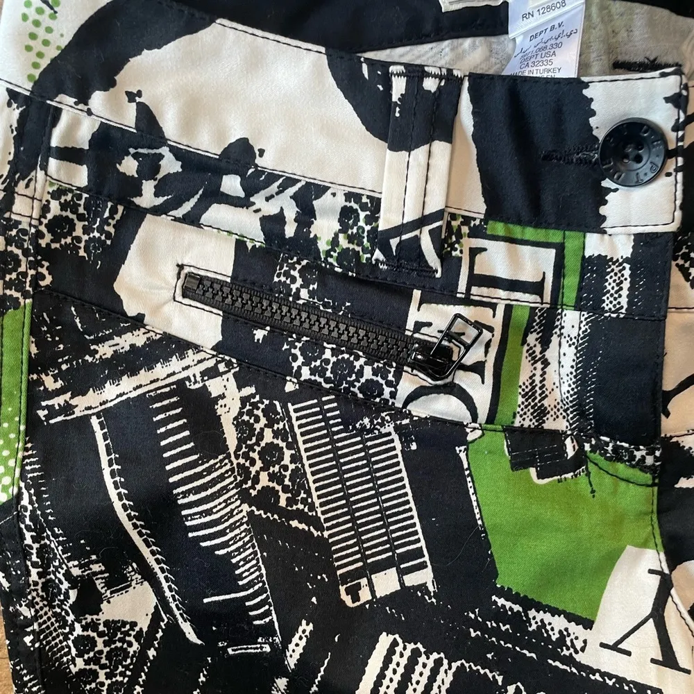 D.E.P.T size S, fun print, pants, waist measurement is 15, length is 32 - Image 3