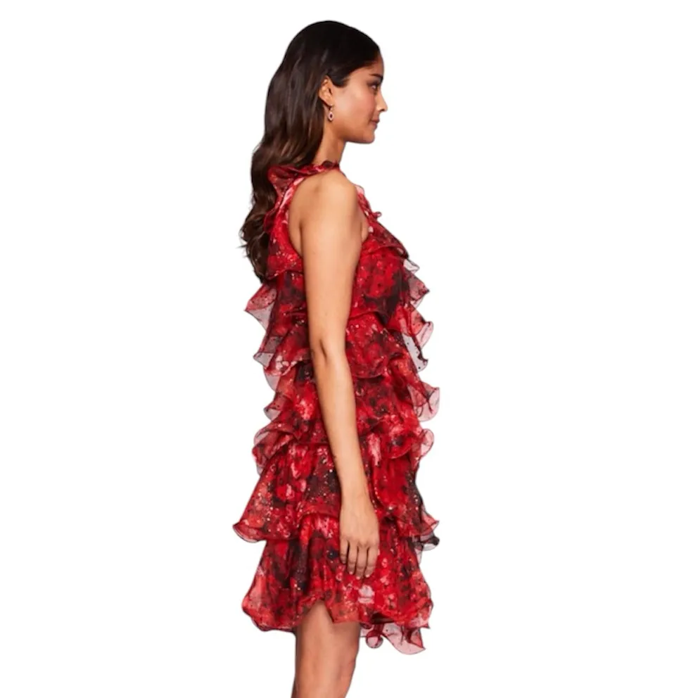 Marchesa Notte Red Floral One - Image 2