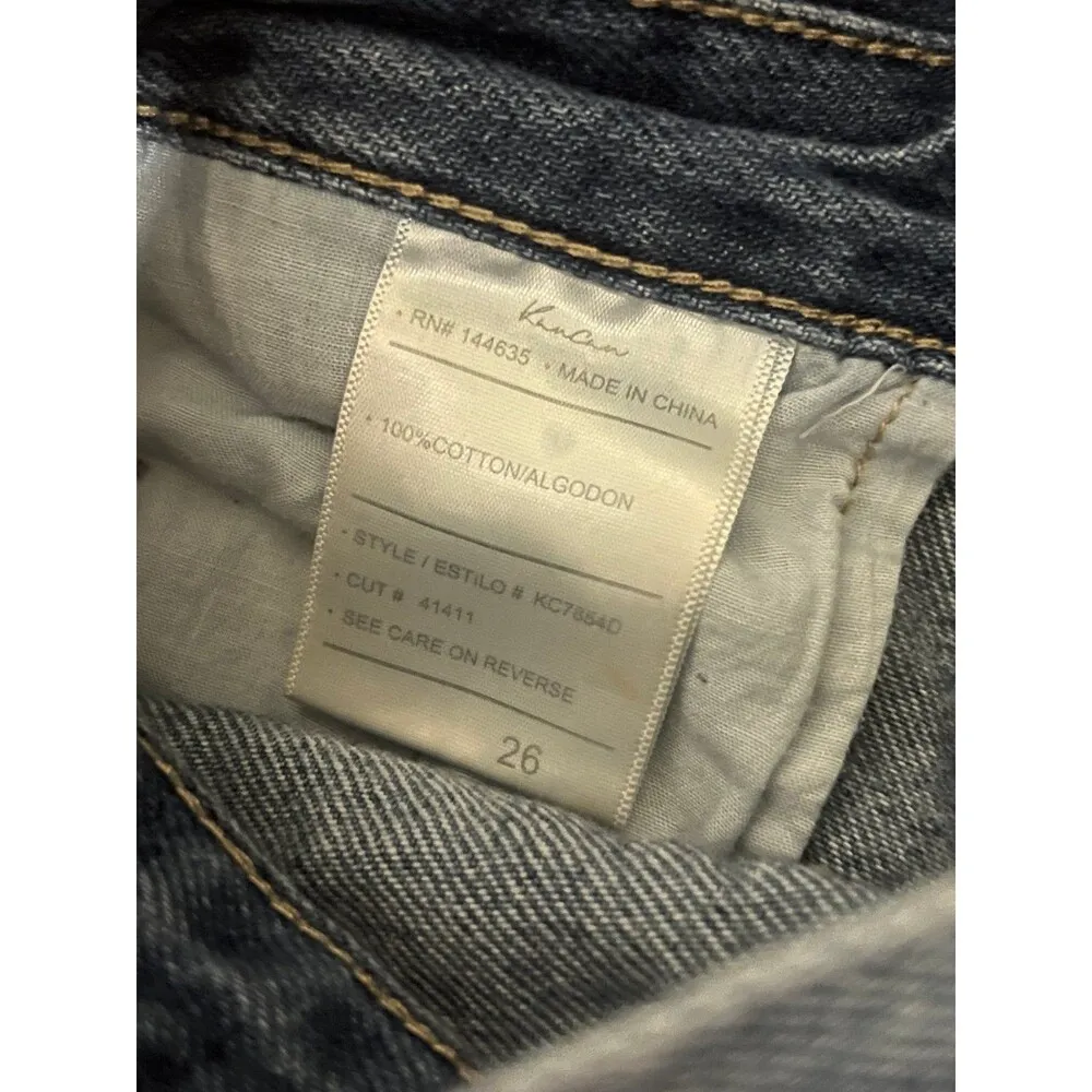 100% cotton KanCan denim jean shorts Blue Size 26 - Image 4