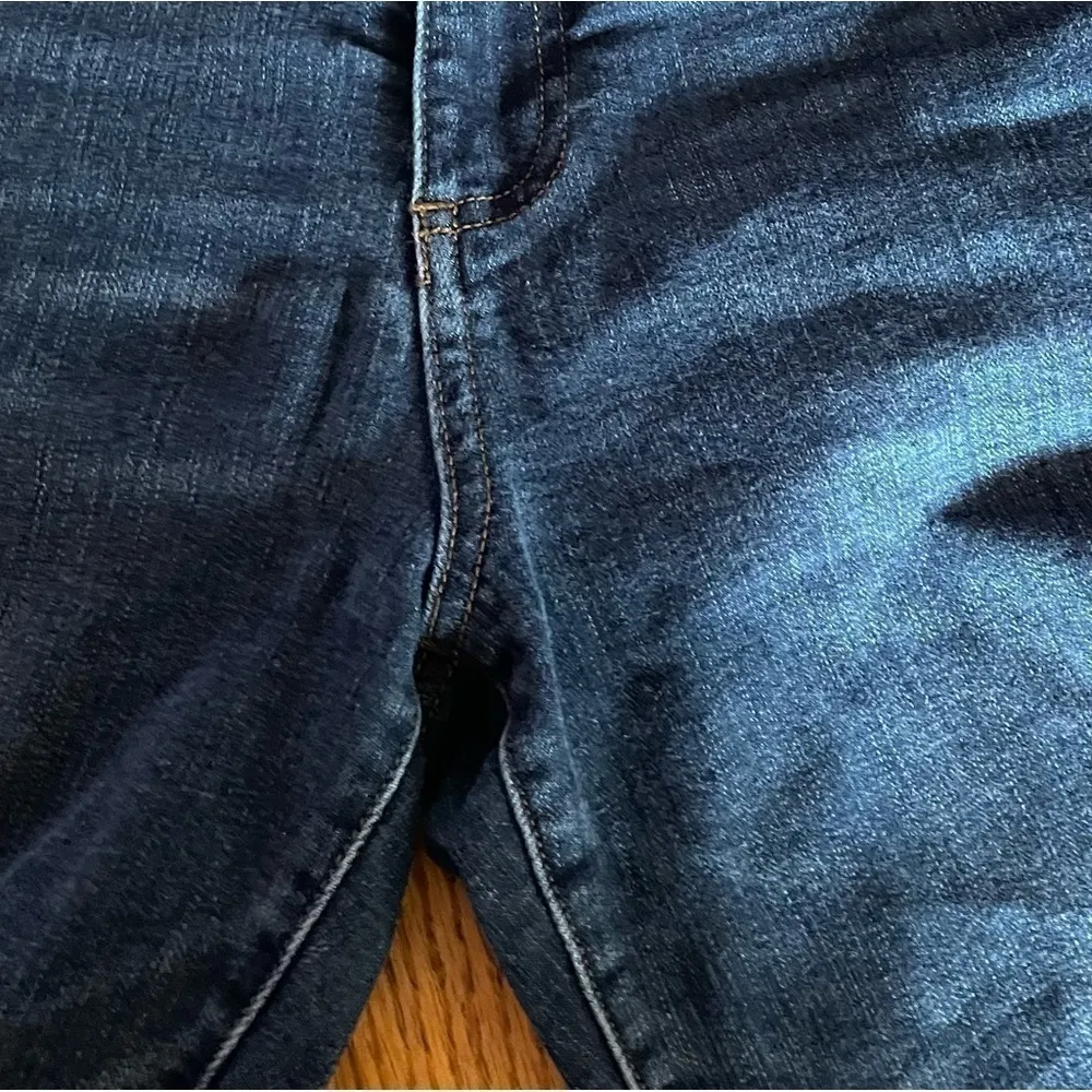 Kut From The Kloth  KFTK Carlo Ankle Skinny Jeans Dark Wash Raw Hem Cropped Crop - Image 14