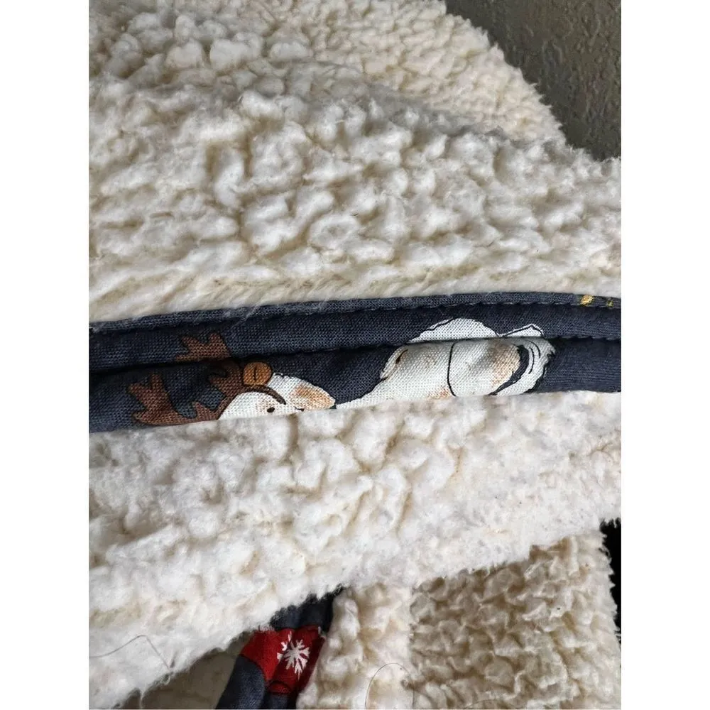 Vera Bradley Limited Edition Holiday Dogs Fluffy Fleece Robe - Size S/M - Image 7