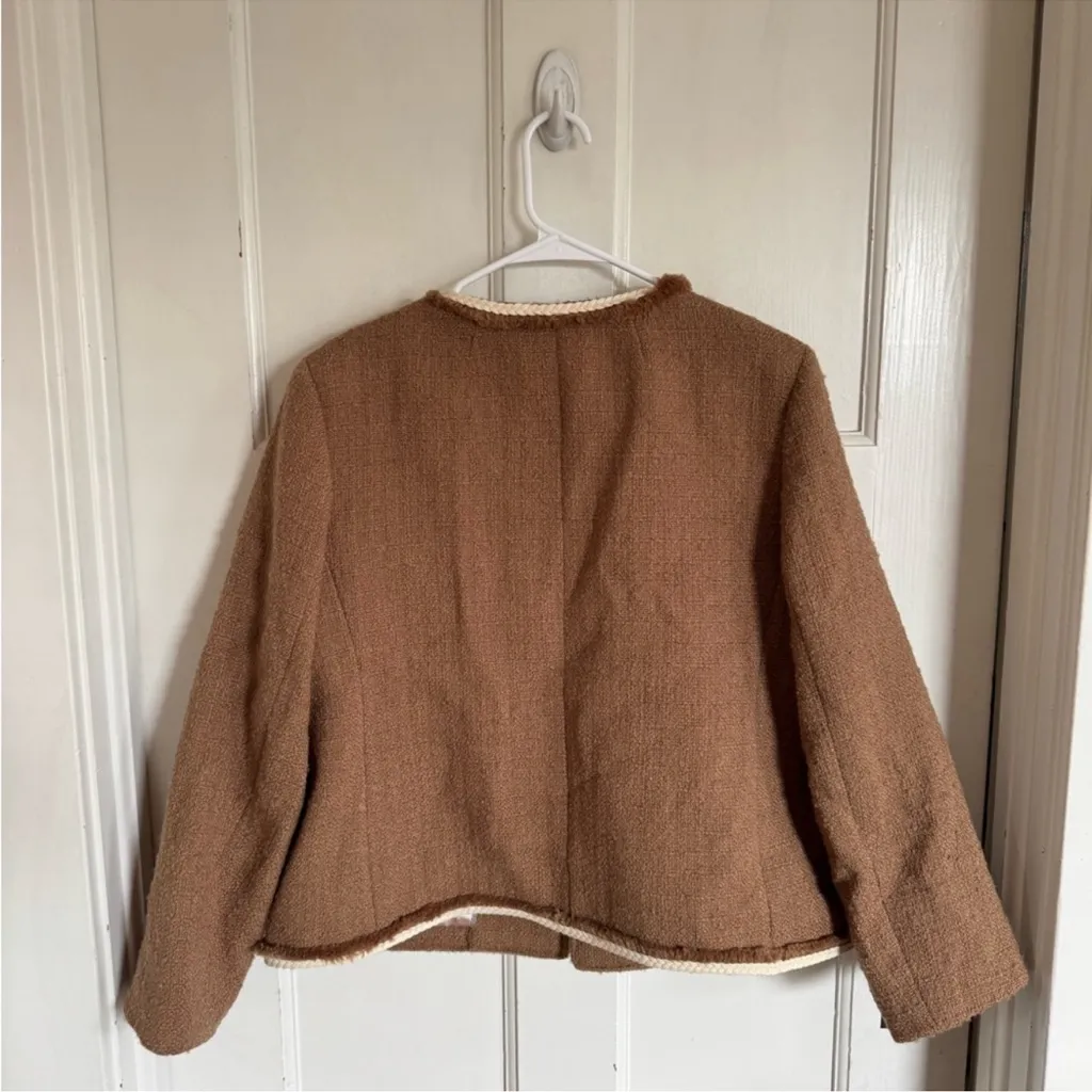 NWT J.Crew Frances Lady Jacket in Martime Tweed size 16 - Image 7