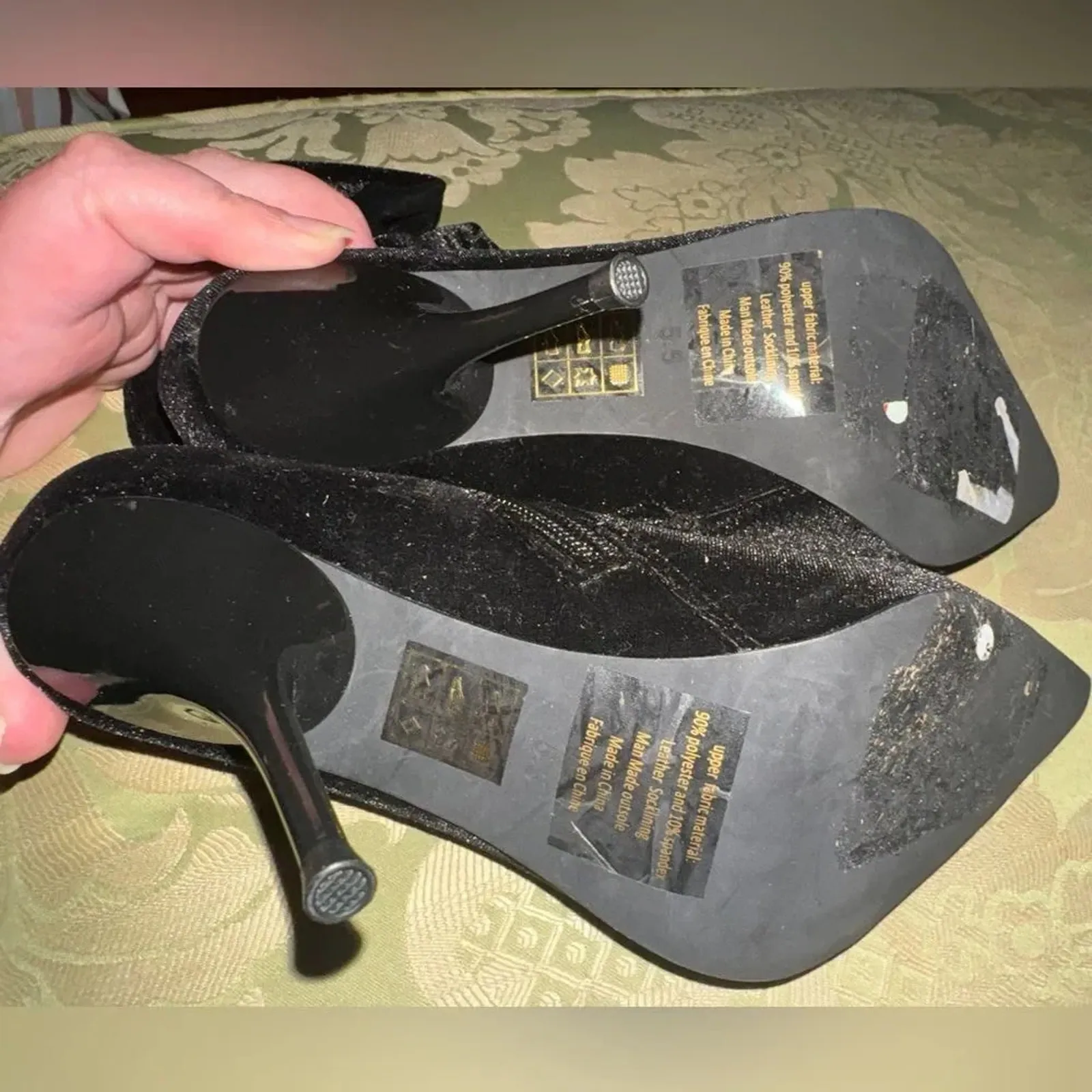 JEFFREY CAMPBELL Florette Velvet Stiletto Bootie Size 5.5 New w/ Tag MSRP $165 - Image 12