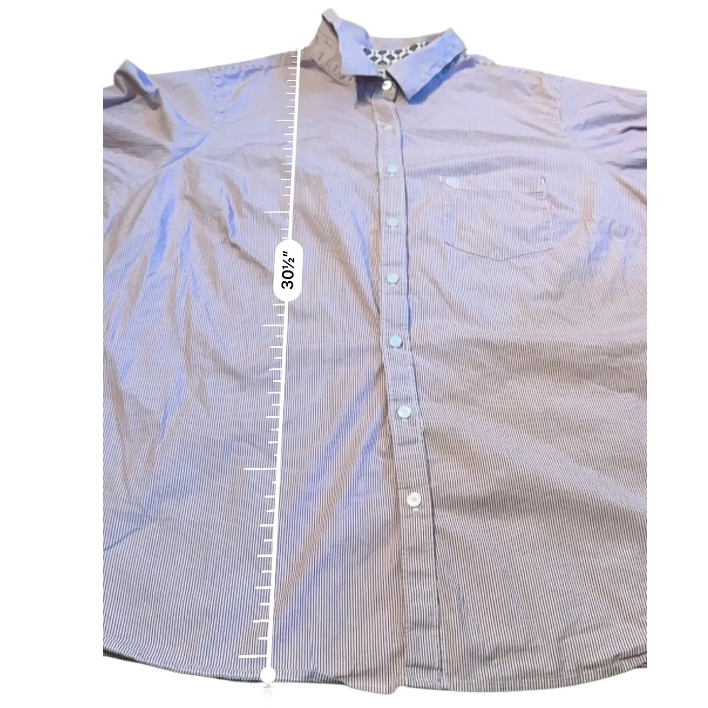 Ariat Kirby Stretch Shirt Women's Size 2X Long Sleeve Western Button Red Striped - Image 4