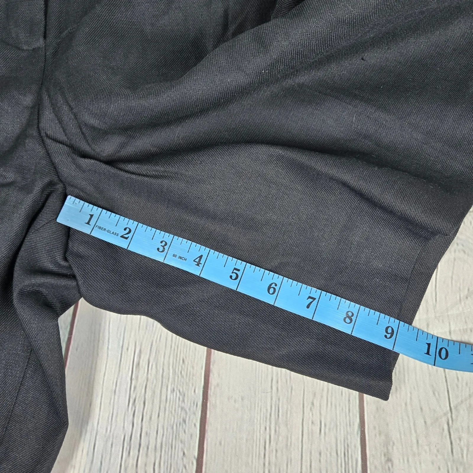 J. Crew Pleated 9" trouser short stretch linen blend Black‎ CI494 16 NWT Belted - Image 8