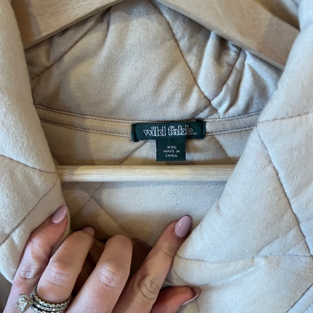 Wild Fable Cream Quilted Jacket - Image 5