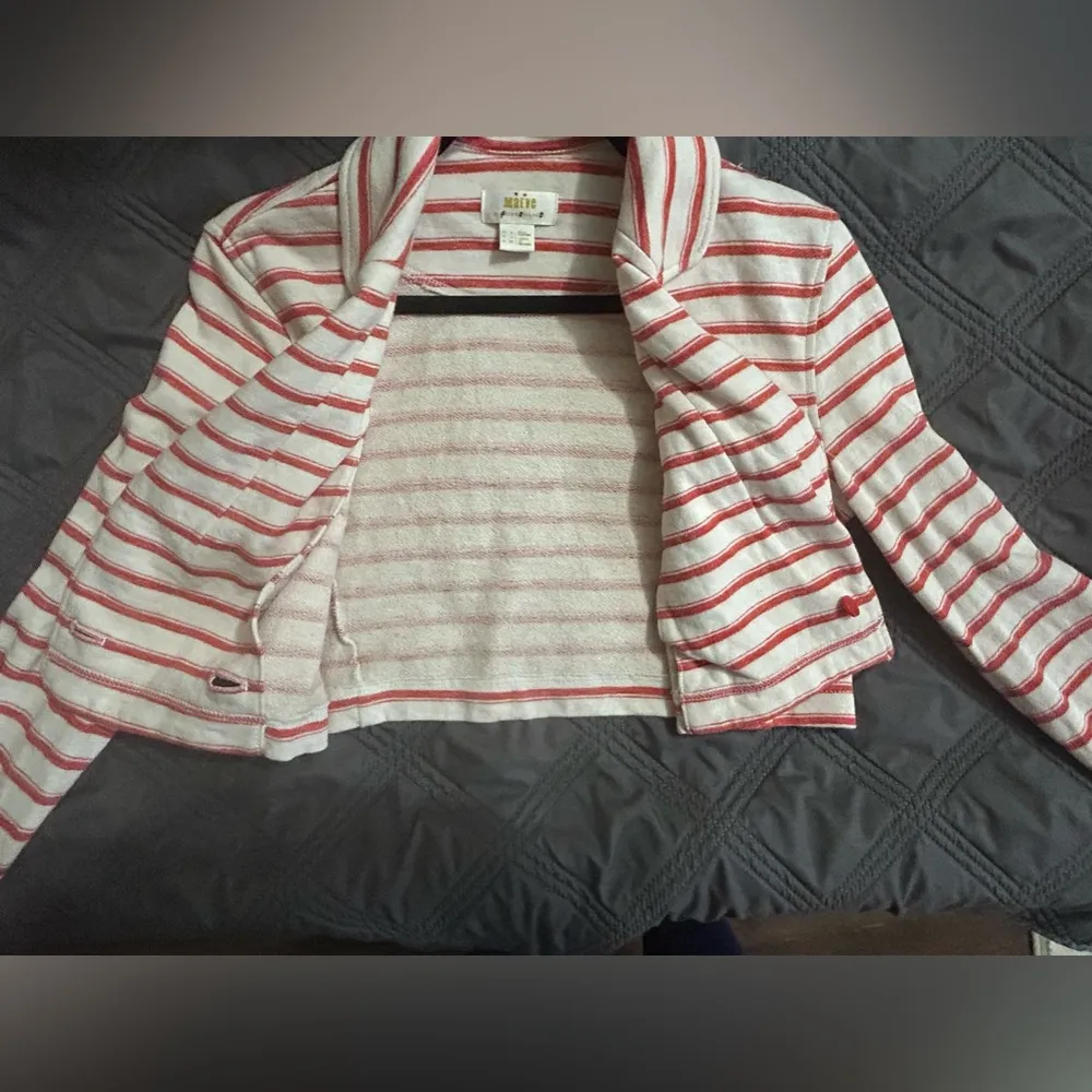 Maeve  Anthropologie Sailor Crop side button sweater size 4. EUC - Image 9