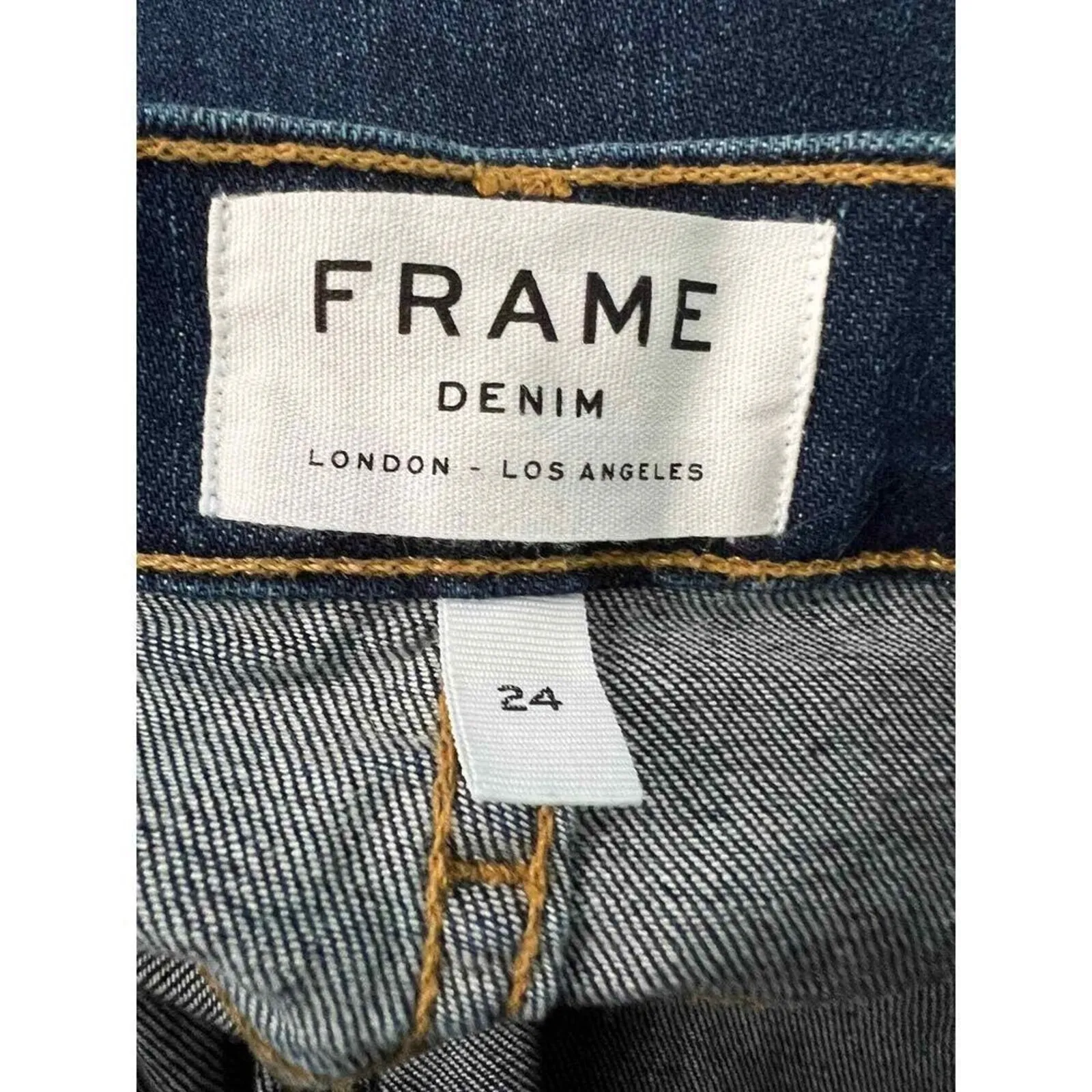 Frame Denim Jeans Womens Le Garçon Skinny Jeans‎ Stretch Blue Size  24 - Image 6