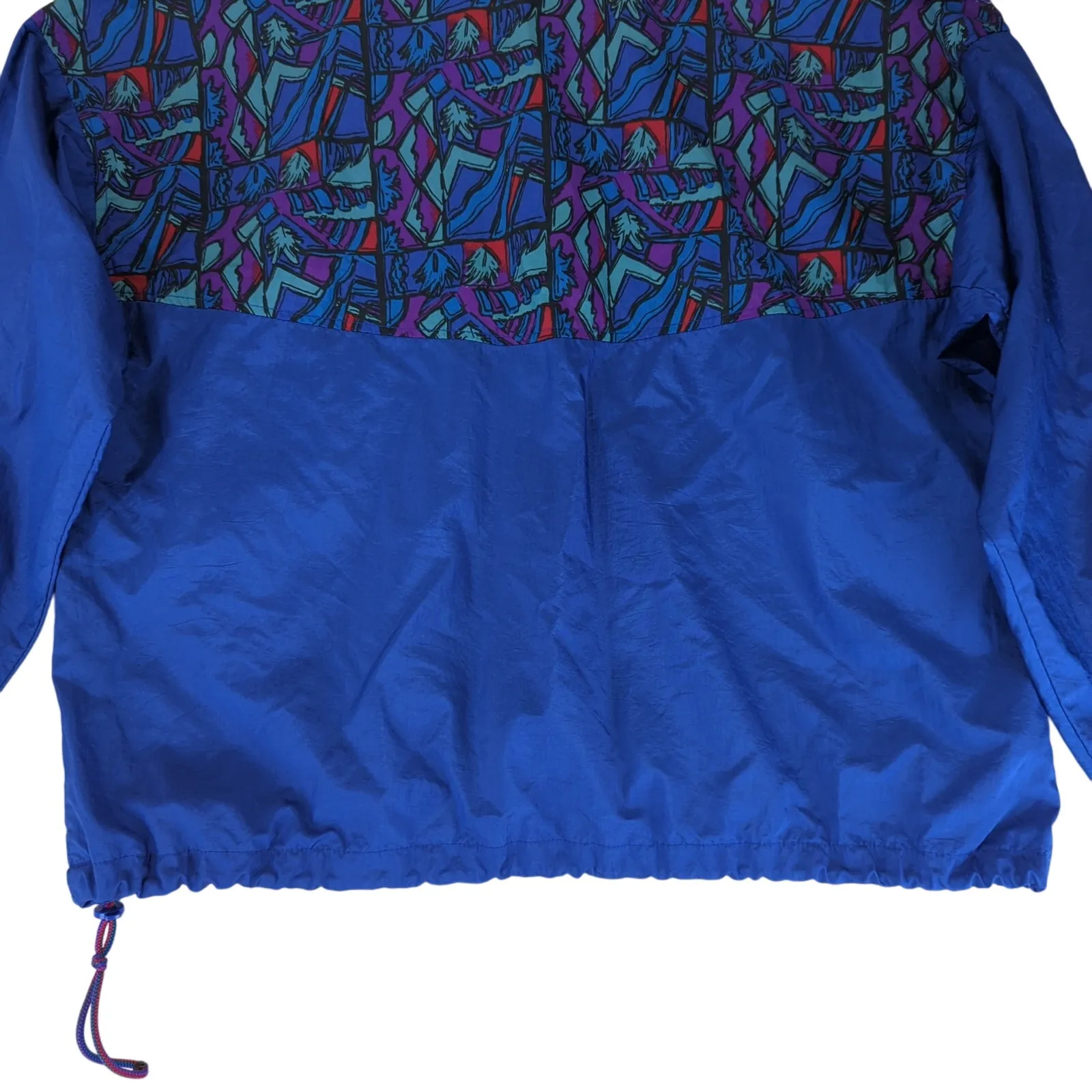 Vintage '90s Columbia Isle Cove Windbreaker Pullover Half Zip Jacket Women's‎ XL - Image 6