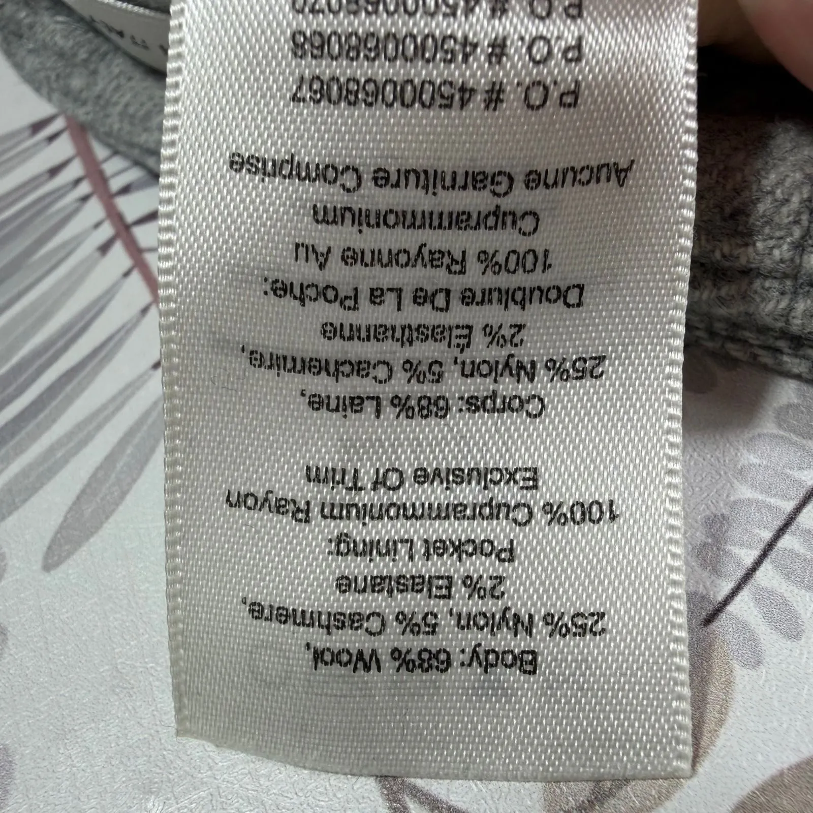 Wilfred Aritzia Pants 4 Wool Cashmere Tie Waist Gray High Rise Cropped Ankle - Image 16