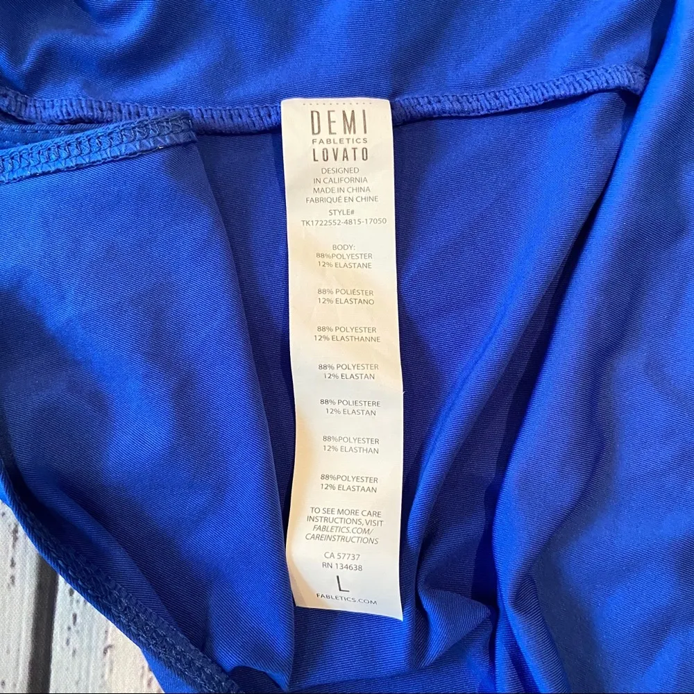 Fabletics Demi Lovato Sawyer Tank Size Large. New with tags. - Image 8