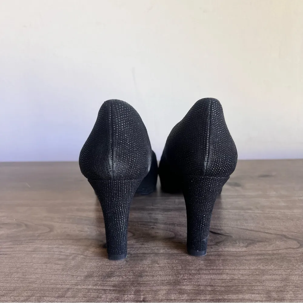 Stuart Weitzman Blog Black Goosebumps Nappa Women's Shoe Size 7.5 #B1167 - Image 5