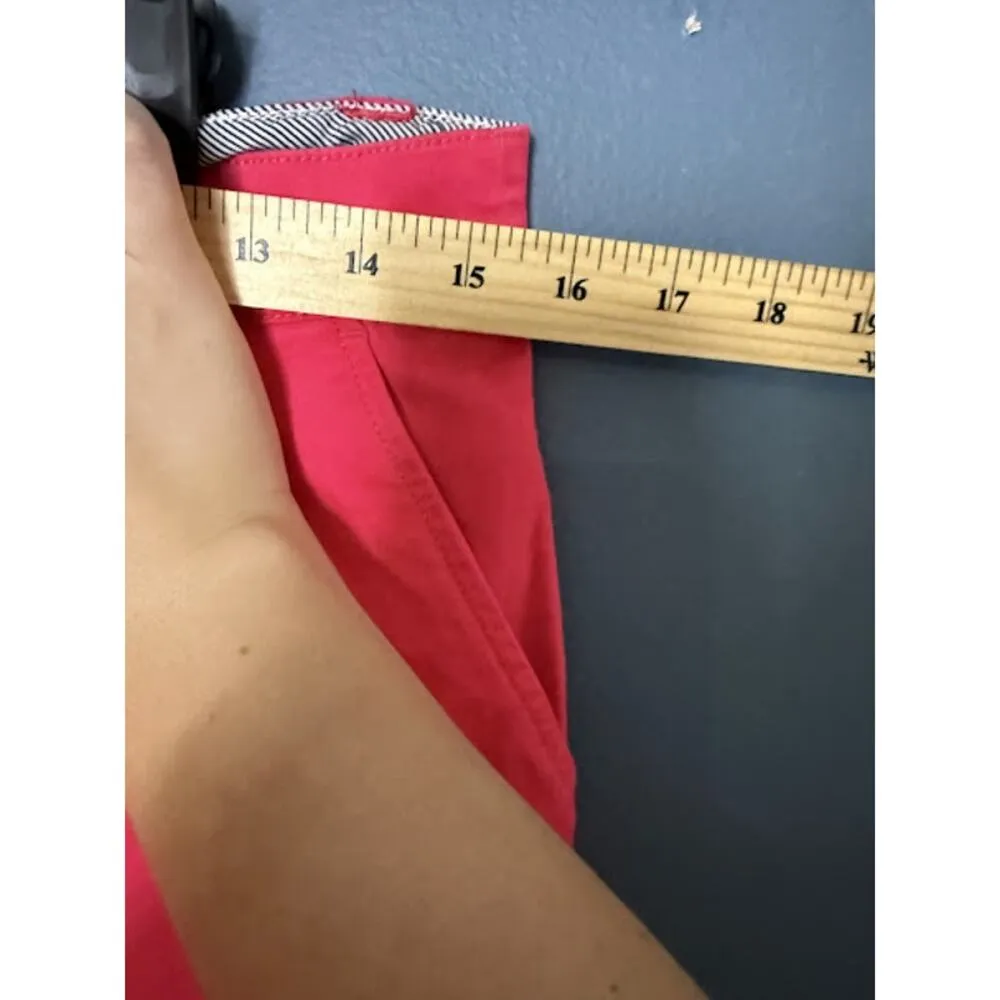 Crown & Ivy Pink Pants Women's Size 8 Skinny Cotton Coastal Grandma Vacation - Image 7