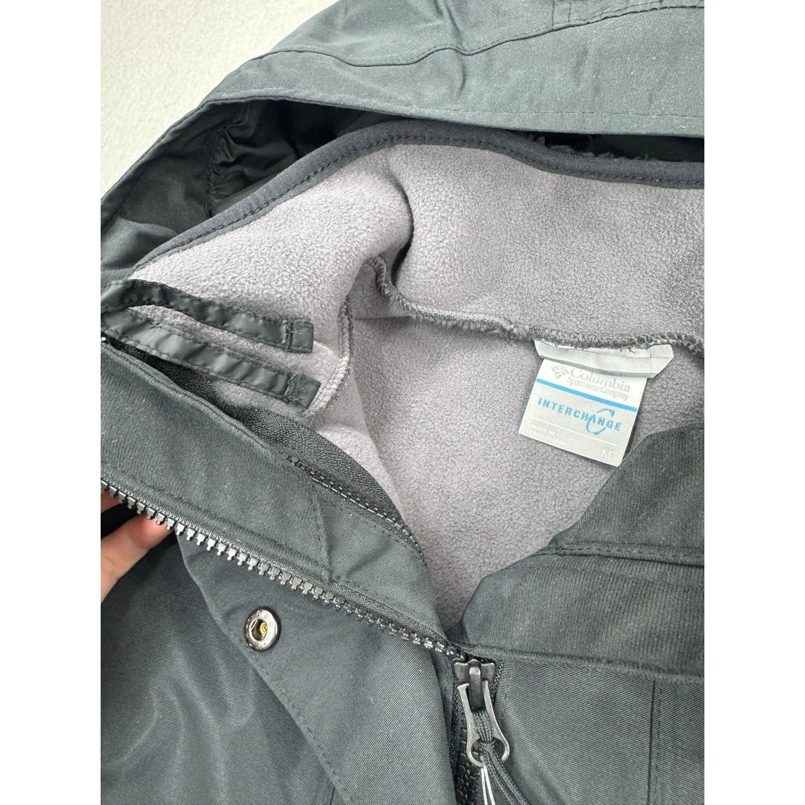 Columbia Women’s Drop Ridge Interchange 3-in-1 Jacket Black Medium NWT $260 MSRP - Image 4