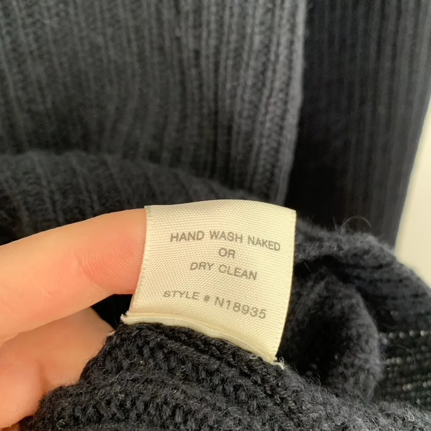 Naked Cashmere Blue Rib Bell Sleeve Cashmere Sweater Womens XS - Image 16