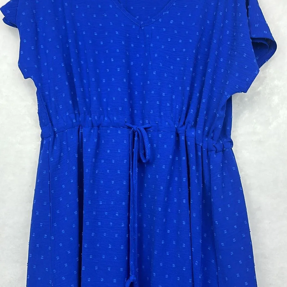 Ekouaer Womens Swimsuit Cover Up Swiss Dots Chiffon Bikini Beachwear FlowySz XXL - Image 6