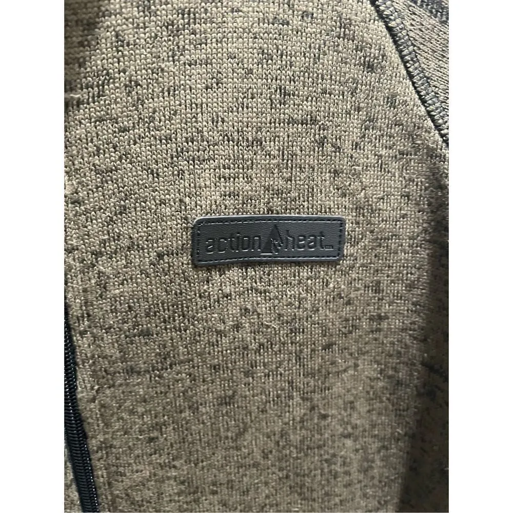 ActionHeat 5V Women's Battery Heated Sweater Jacket. Tested and works Brown Size M - Image 10
