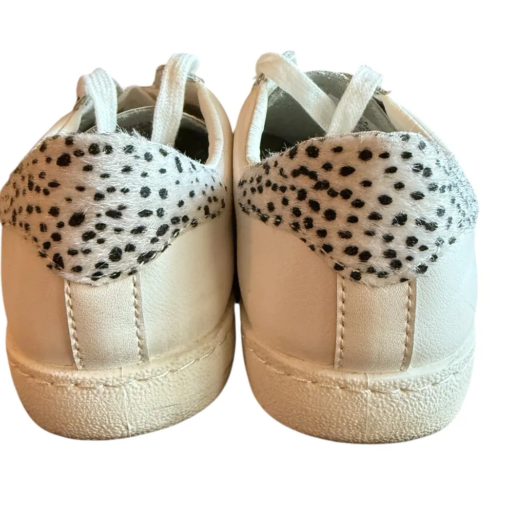 Vintage Havana Carla cheetah sneakers white/black women’s size 8 - Image 4