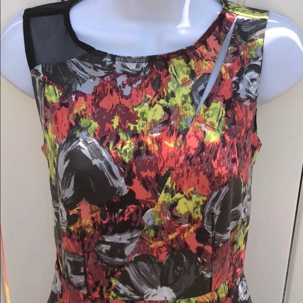 RACHEL‎ Rachel Roy Floral Lined Dress Black Size 0 - Image 2