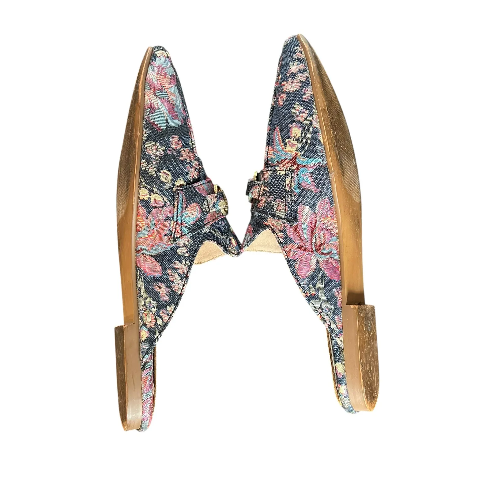 Steven by Steve Madden Womens Razzi-E Slides Slip-On Mules Floral Fabric Size 7 - Image 8