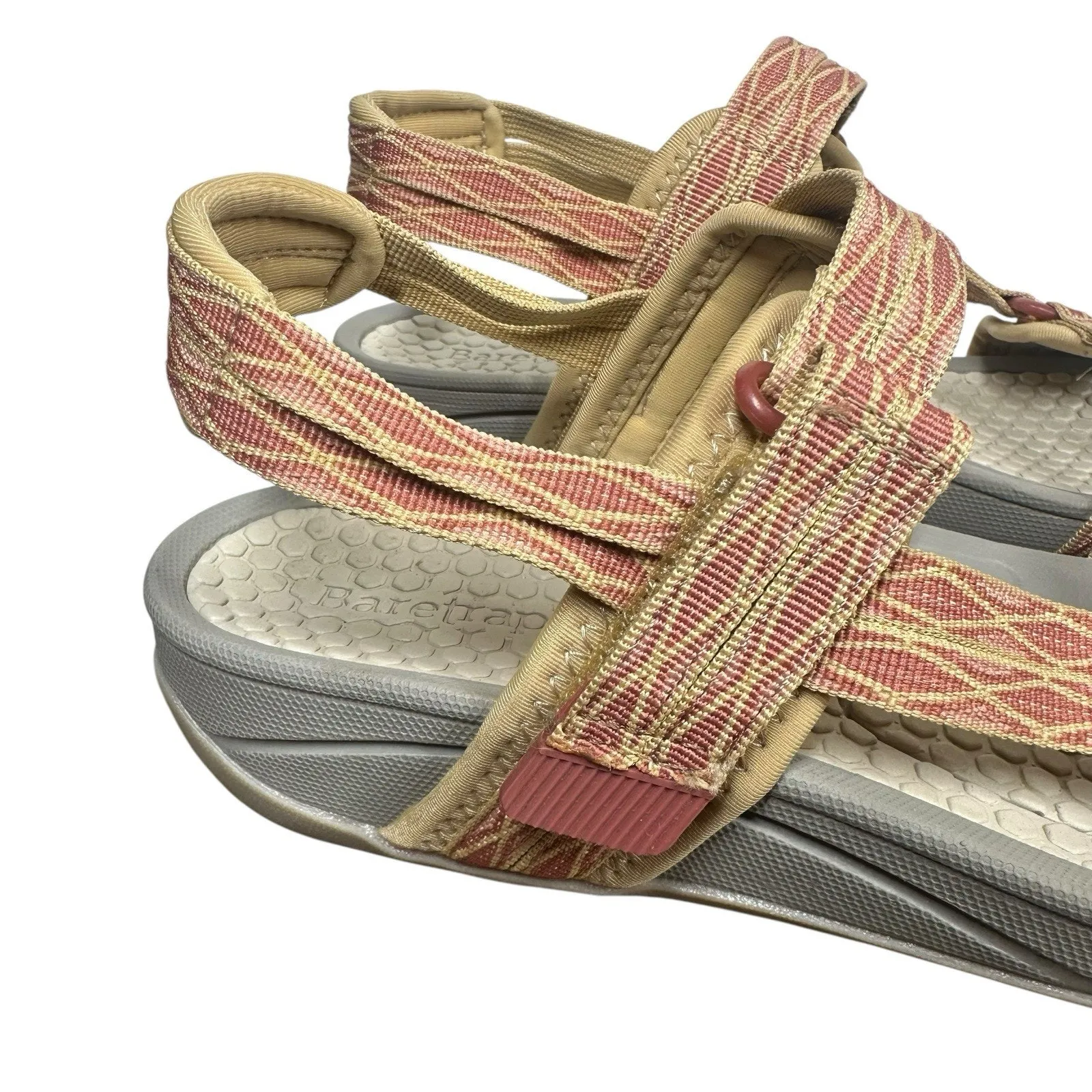 Beartraps Womens 9 Dandy Sandals Strappy Adjustable Comfort Walking Sport Pink - Image 2