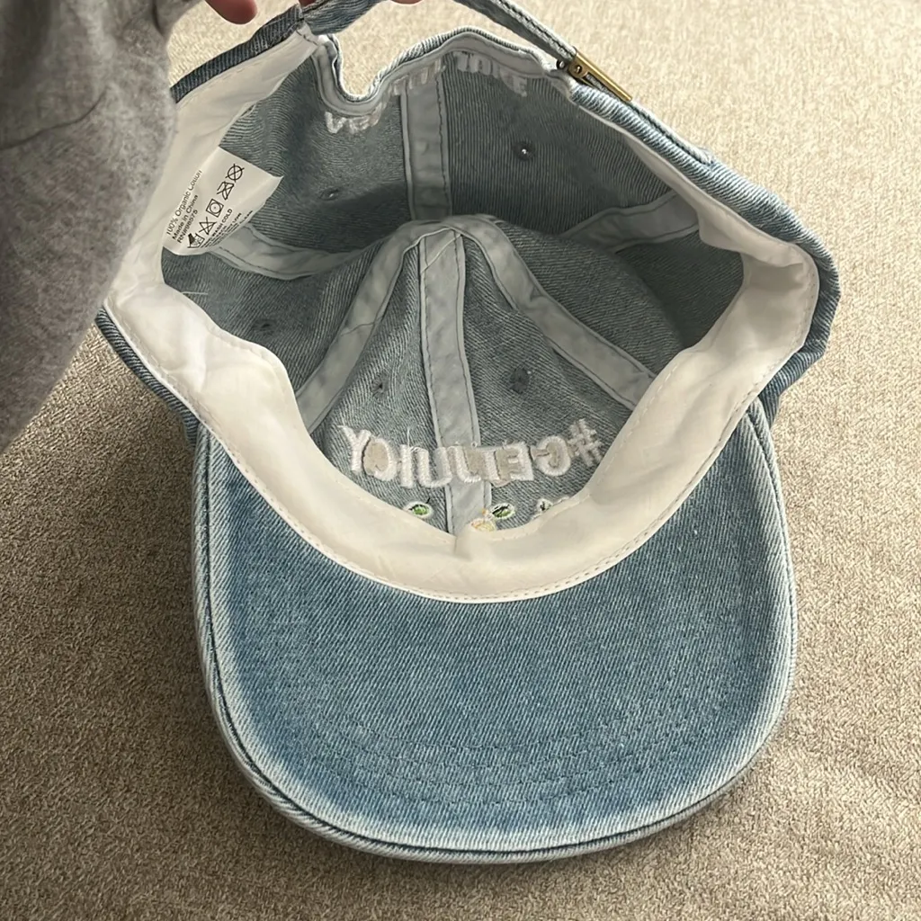 Retro Fun Denim Hat‎ Blue - Image 2