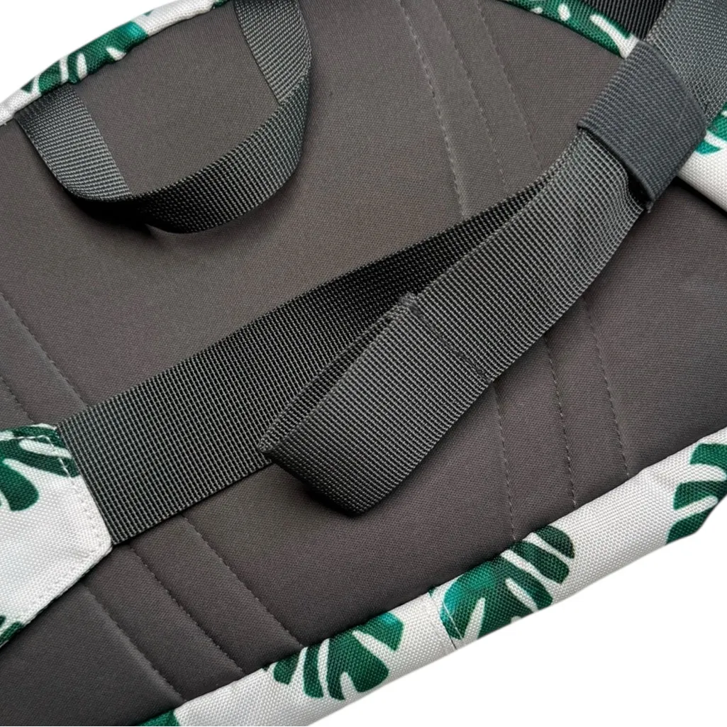 Green palm Leaf‎ Print Women's hip crossbody Bag - Image 2