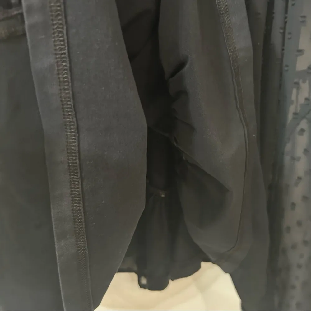 Matilda Jane Nostalgia Charlie Swiss Dot Black Long Sleeve Dress XS - Image 8