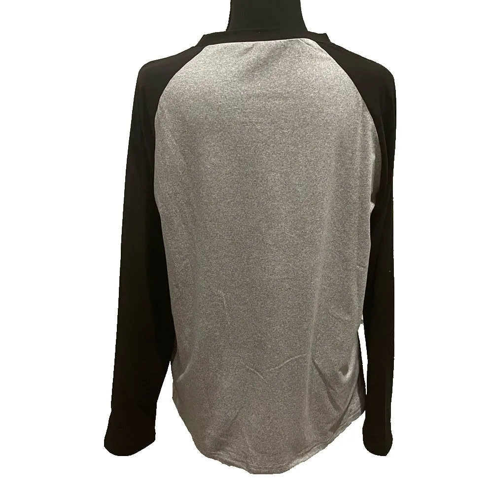 Funny Chicken Butt Graphic Tee Long Sleeve Shirt S, M, L, And XL Gray Black Size M - Image 3