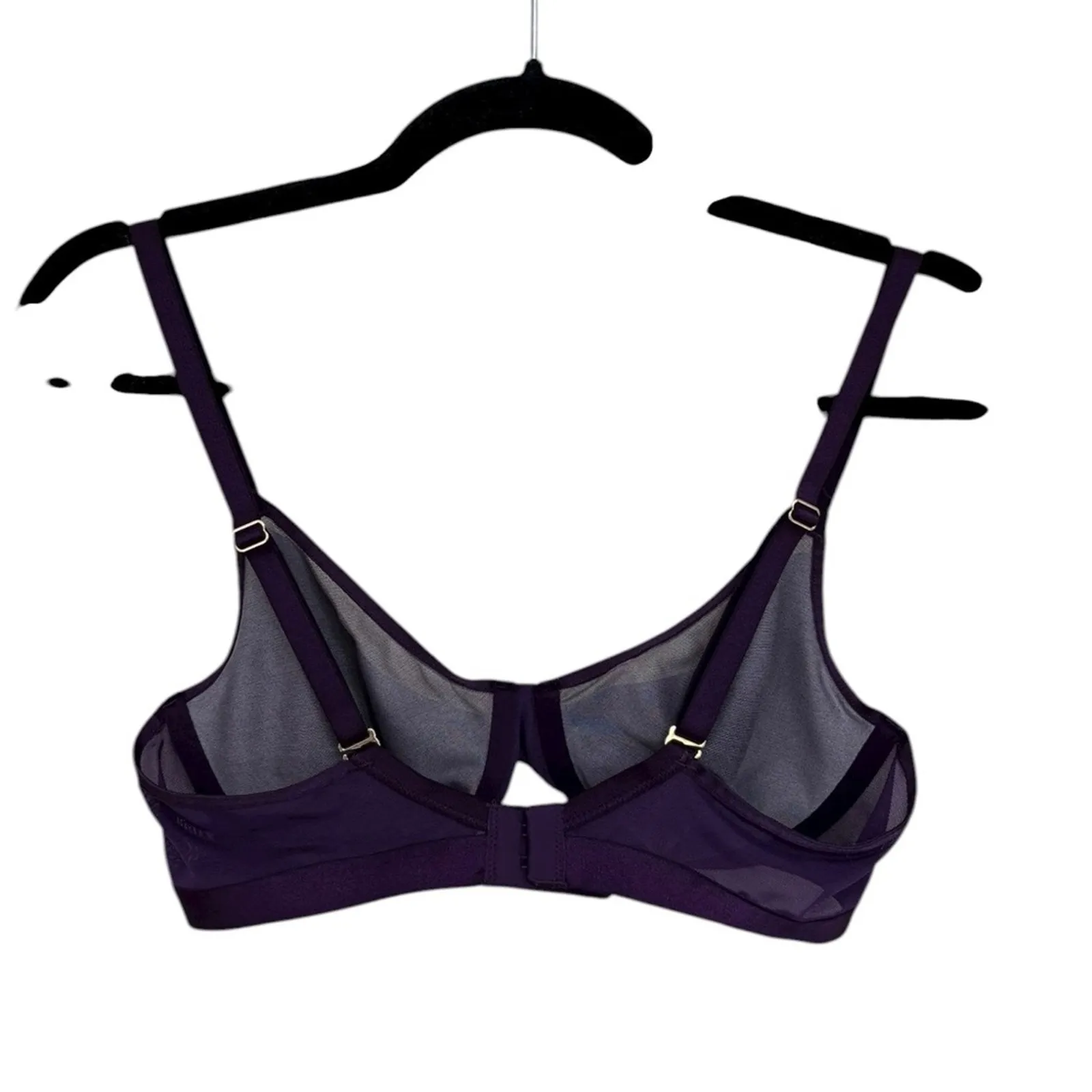 Soma Unbelievable Lift Unlined Perfect Coverage Bra in Dark Purple - Size 34C - Image 2