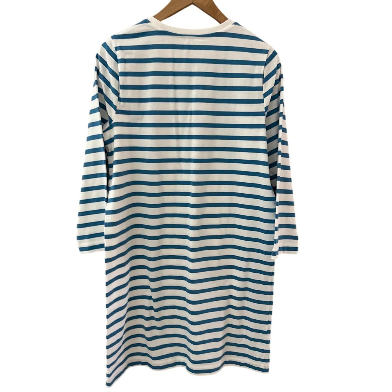 Boden Quarter Sleeve Striped Mini T - Image 5