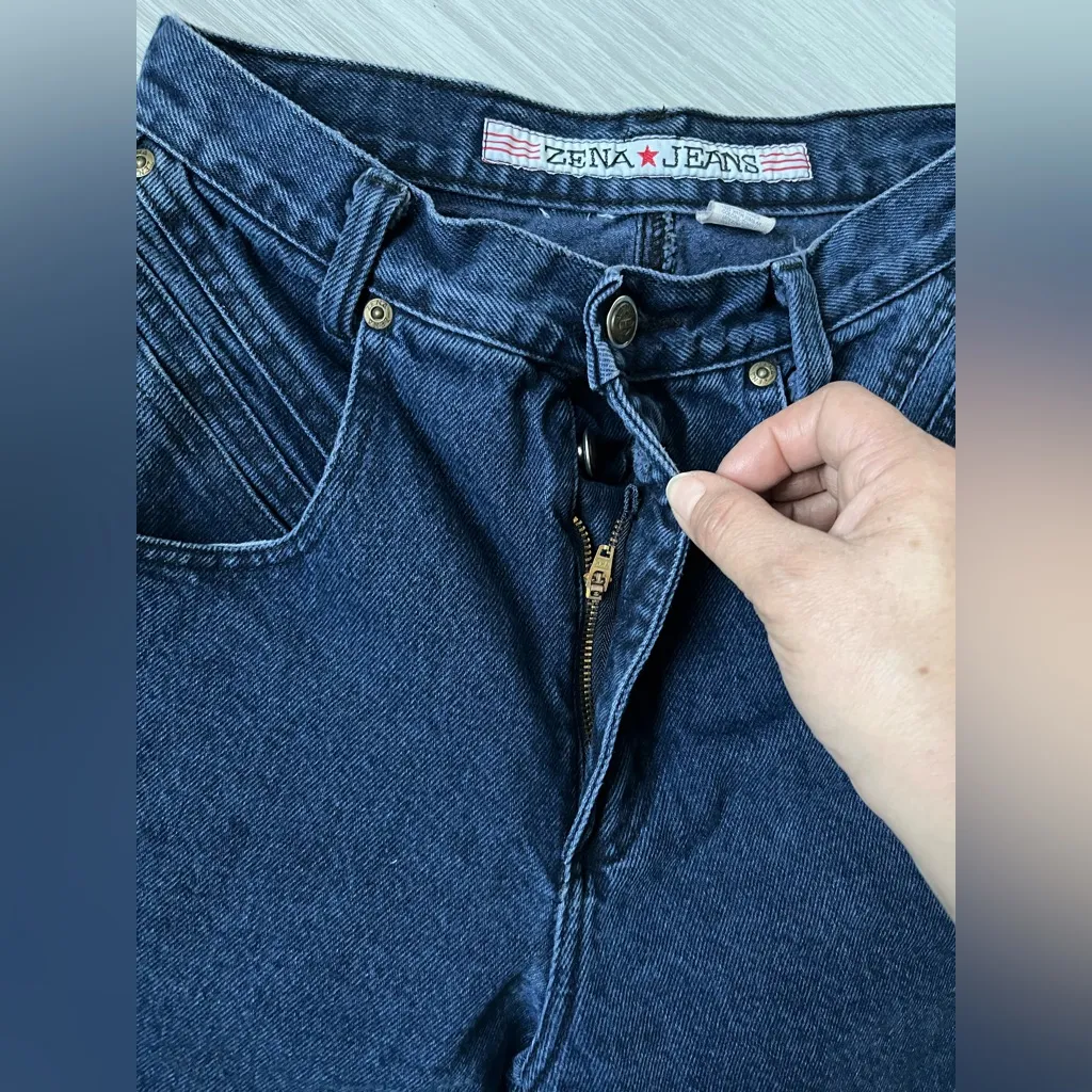 ZENA‎ Women's Blue Jeans Size 8 - Image 4