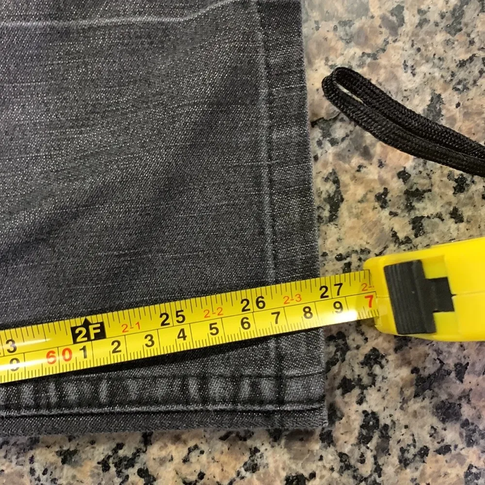 Women's Vintage VTG Esprit Charcoal Gray Faded Black Jeans Size 15 GUC #3274 - Image 8