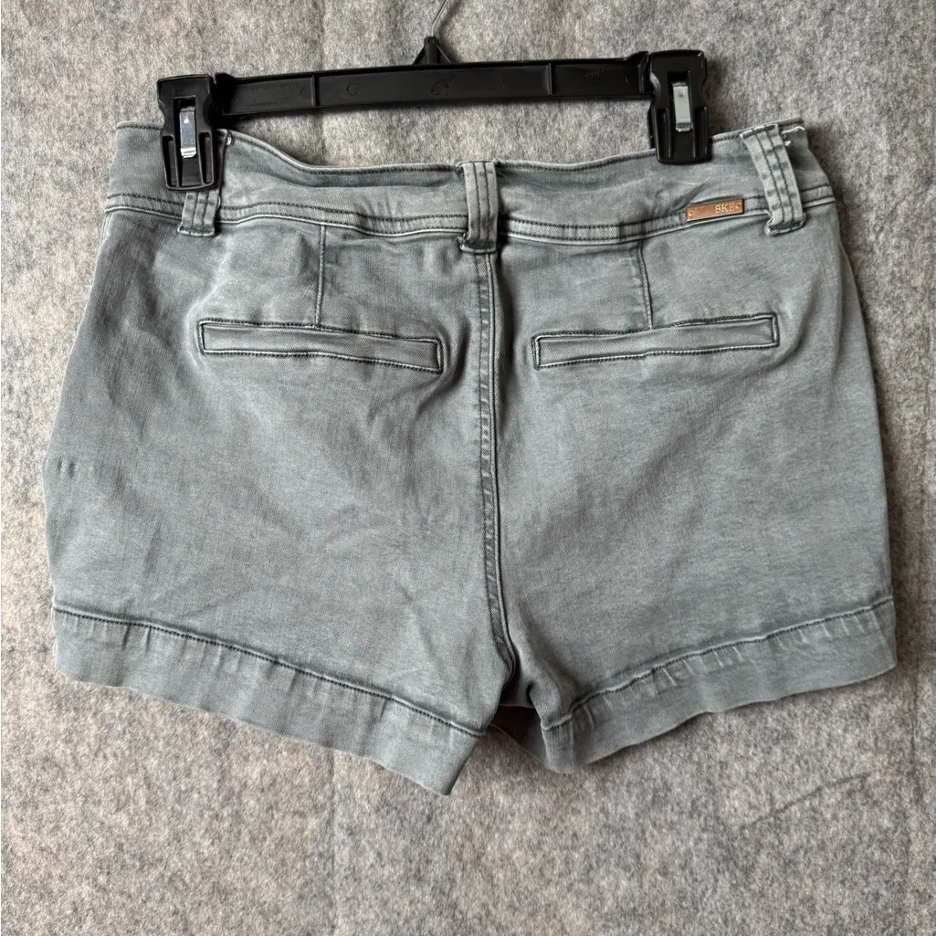 BKE Women Size 27 Payton Stretch‎ Mid Rise charcoal Gray Shorts - Image 4
