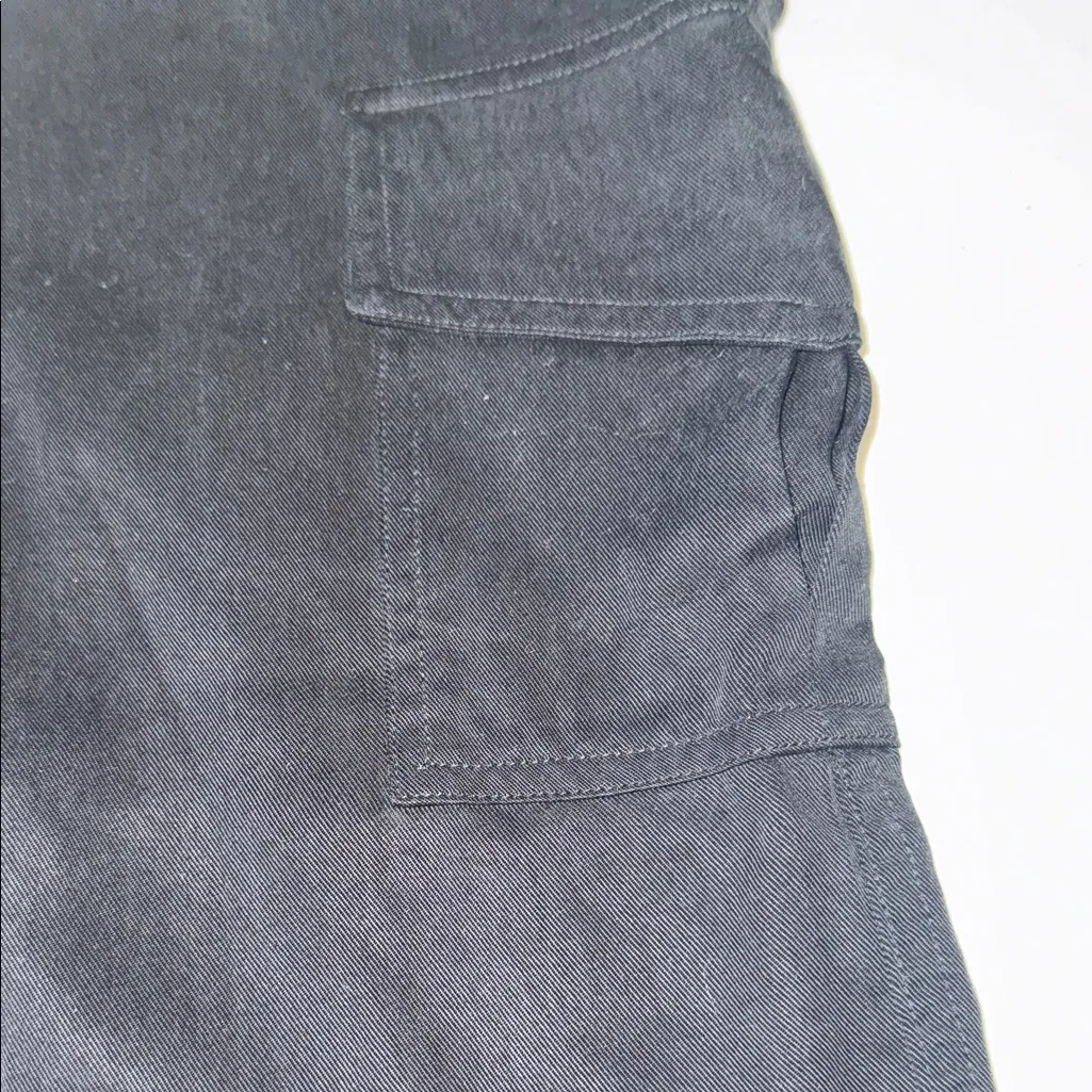 Reformation black Cargo Trousers 100% Tencel Lyocell - Image 4