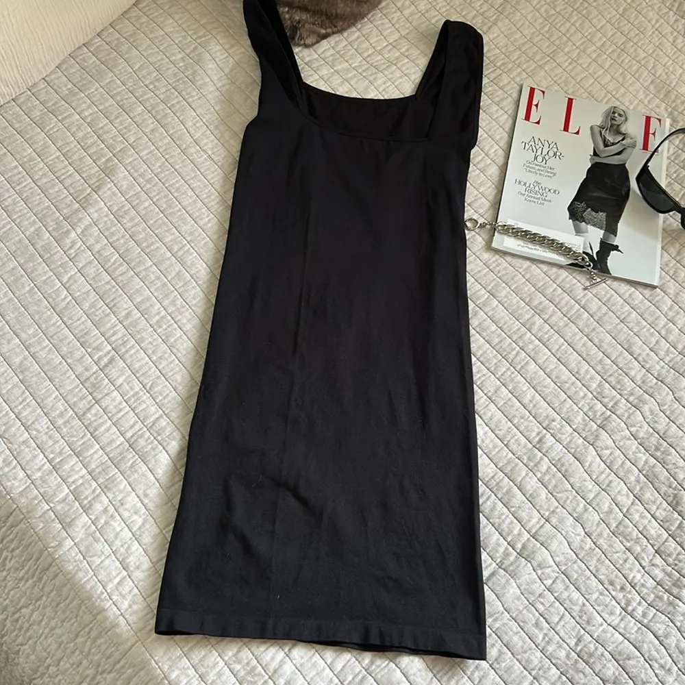 Free people intimately square neck tank seamless shape wear mini dress XS/S​ - Image 5