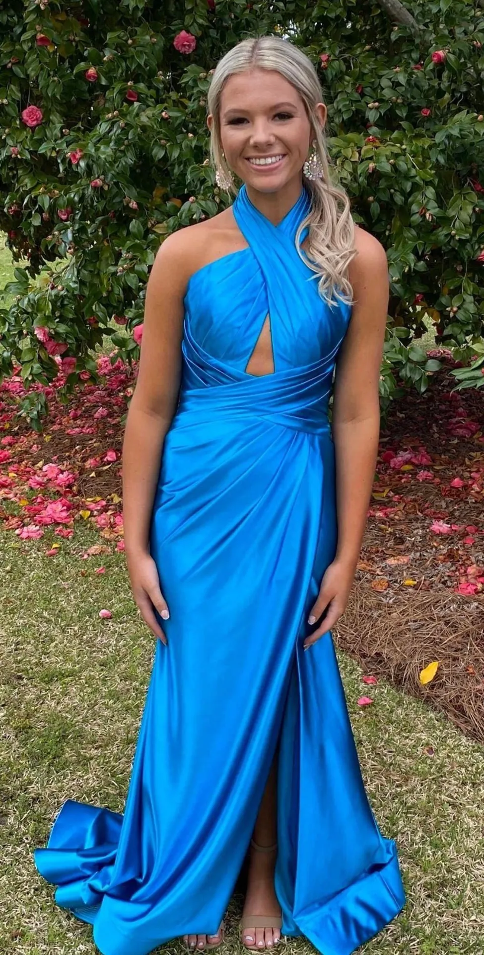 Blue Prom Dress - Image 3