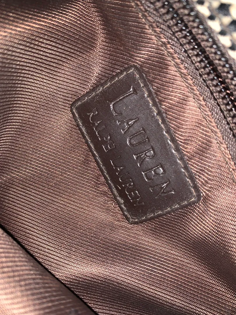 Ralph Lauren Plaid Bag - Image 3