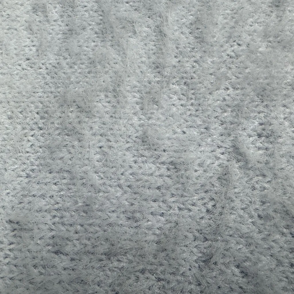 Off the Shoulder Sweater H&M Blue Fall Winter Scandi NWT XS Cozy Minimalist - Image 4